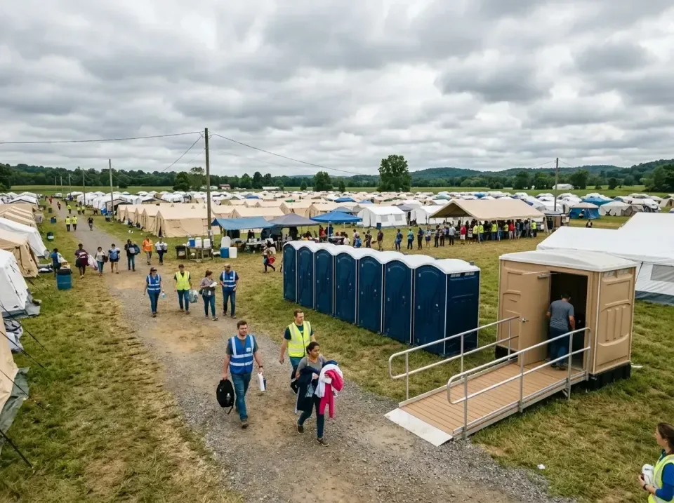 disaster-relief-camp-restrooms-010 — frequently asked questions, Dumpster & Portable Bathrooms Rental in Lake Shore, MD